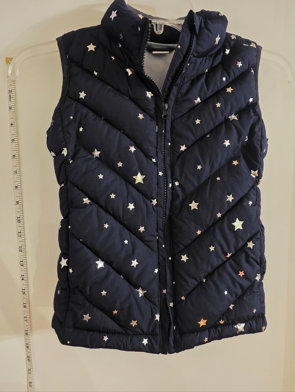 GAP Navy Blue Girls Quilted Star Puffer Vest